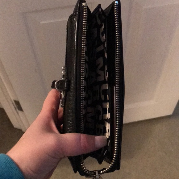 Marc Jacobs Leather Shoulder Bag w Matching Wallet - Picture 5 of 5